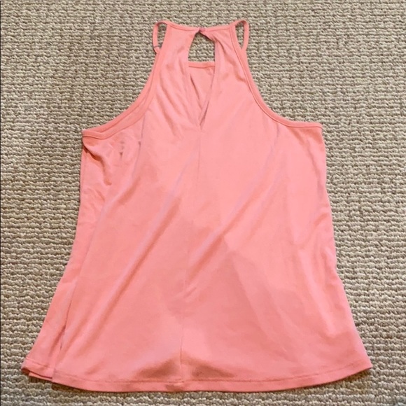 Coral halter tank top - Picture 2 of 2